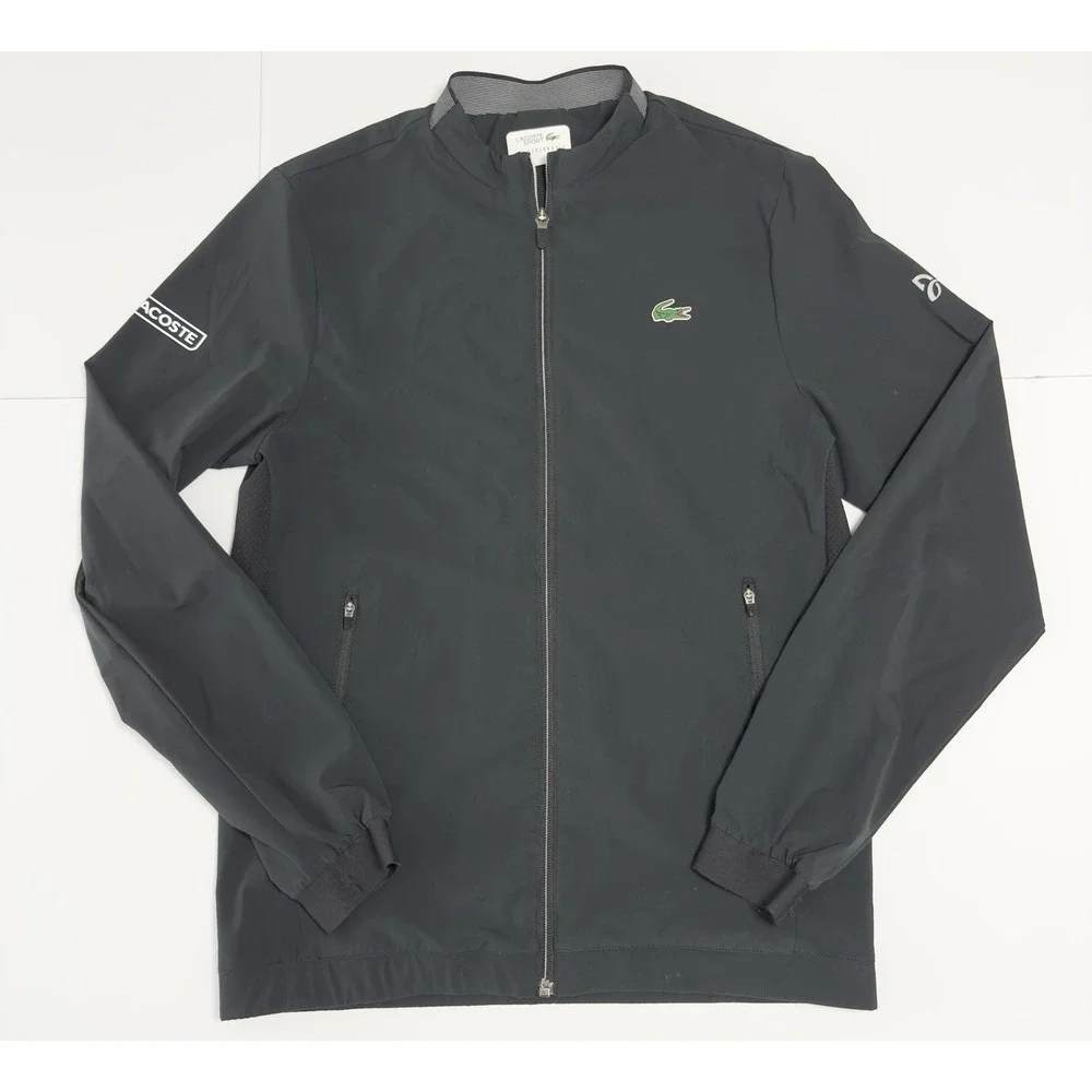 Lacoste Sport Novak Djokovic Full Zip Performance Track Tennis Jacket XS Fr 46